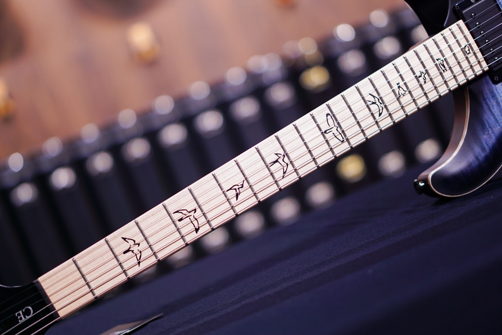 PRS Dustie Waring CE 24 hardtail Faded Blue Smokeburst limited edition 0357771 - HIENDGUITAR PRS GUITAR