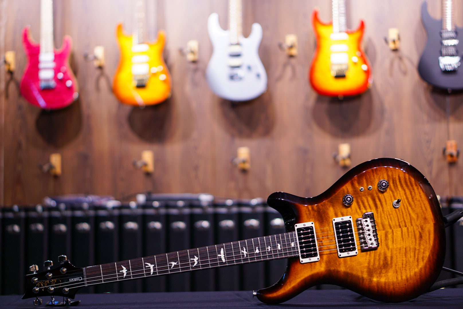 PRS S2 Custom 24-08 black amber S2065969 - HIENDGUITAR PRS GUITAR