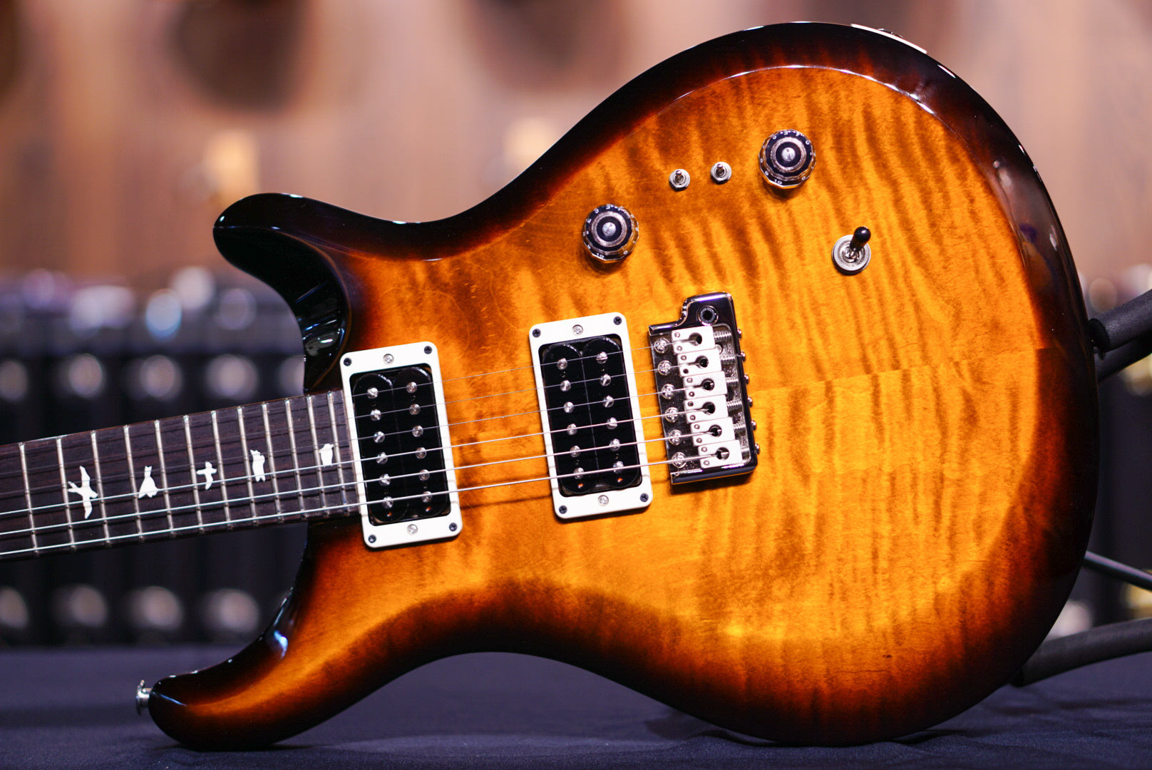 PRS S2 Custom 24-08 black amber S2065969 - HIENDGUITAR PRS GUITAR