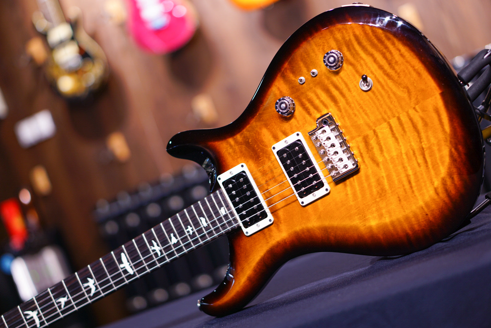 PRS S2 Custom 24-08 black amber S2065969 - HIENDGUITAR PRS GUITAR