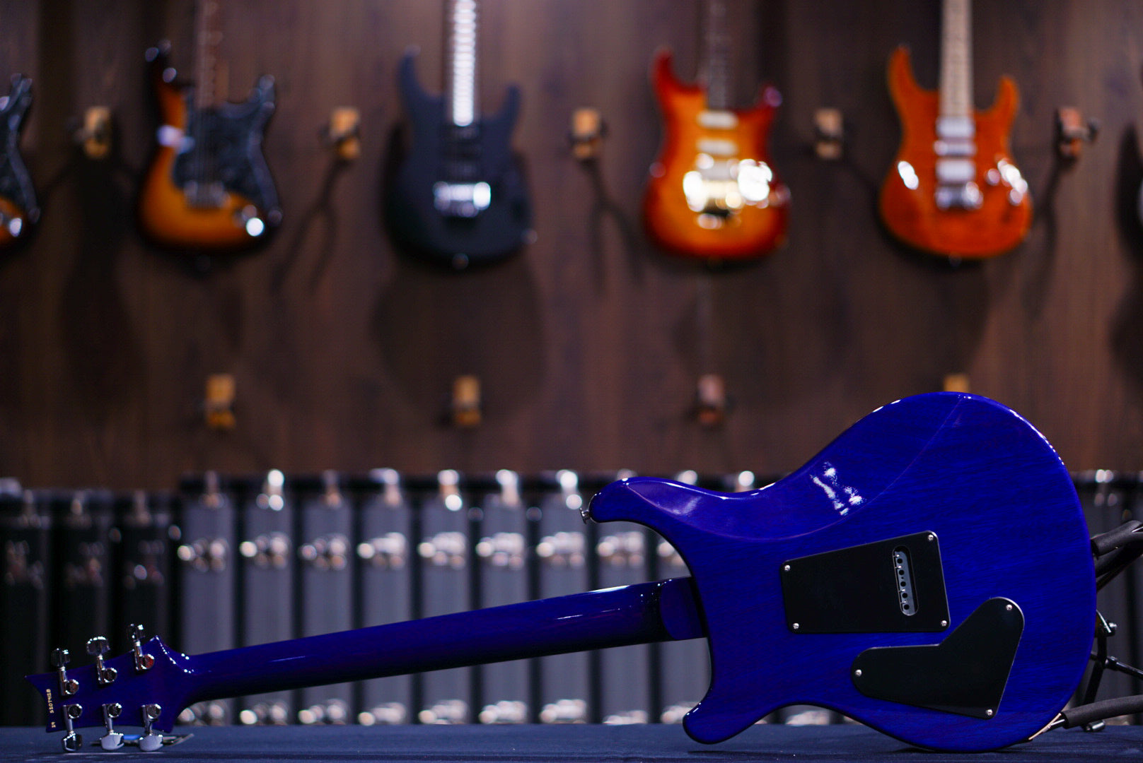 PRS S2 Custom 24-08 Faded Gray Black Blue Burst S2074128