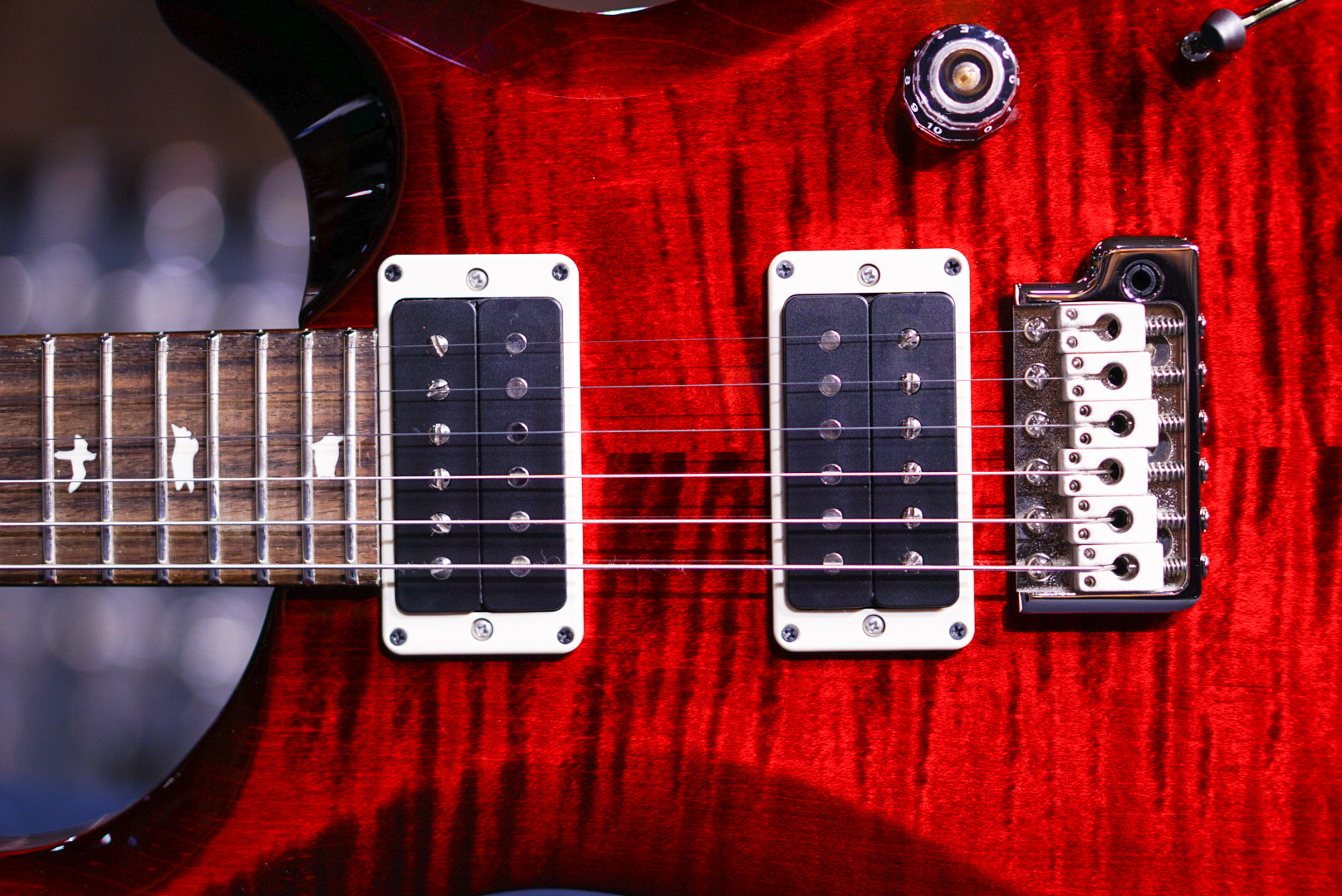 PRS S2 Custom 24 Fire Red Burst S2074079 2024