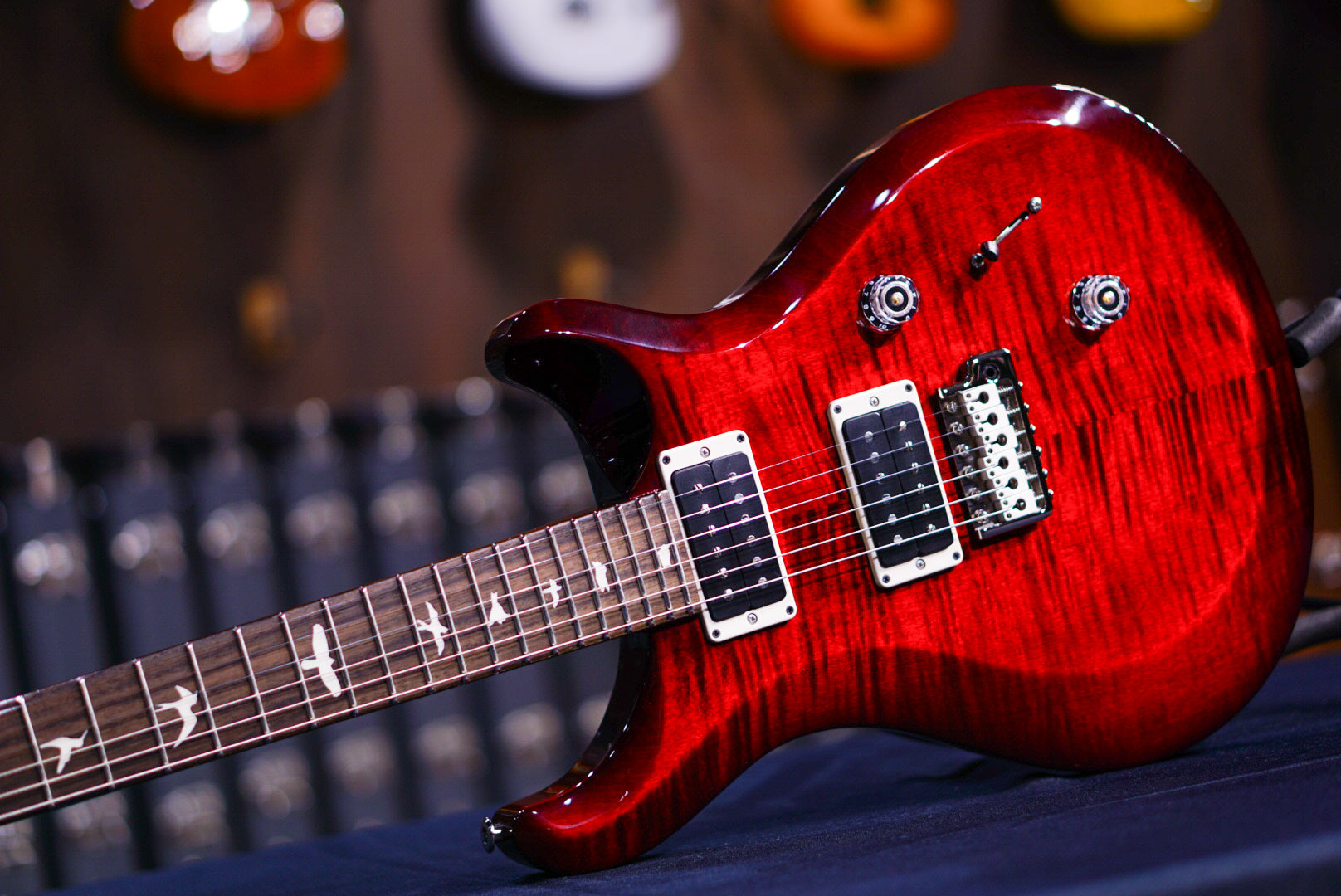 PRS S2 Custom 24 Fire Red Burst S2074079 2024