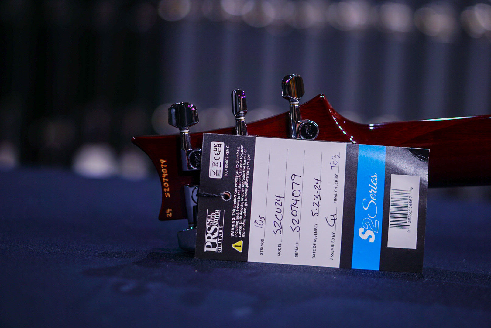 PRS S2 Custom 24 Fire Red Burst S2074079 2024