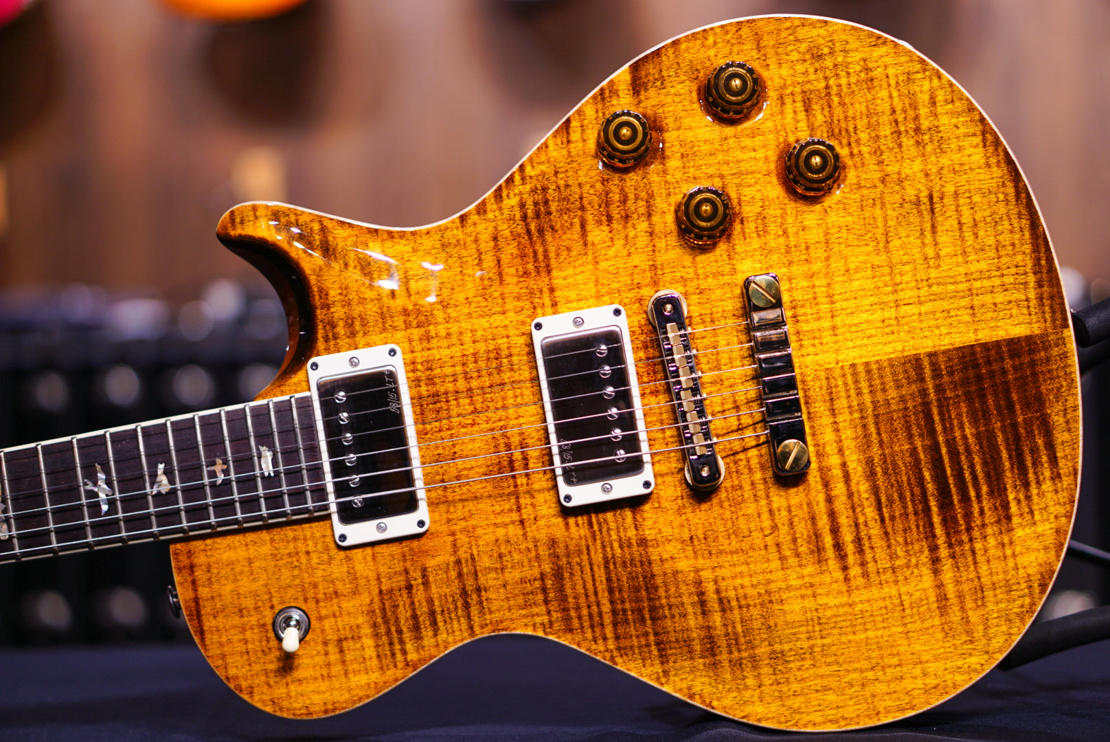 PRS singlecut 594 yellow tiger 23 0354252 - HIENDGUITAR PRS GUITAR