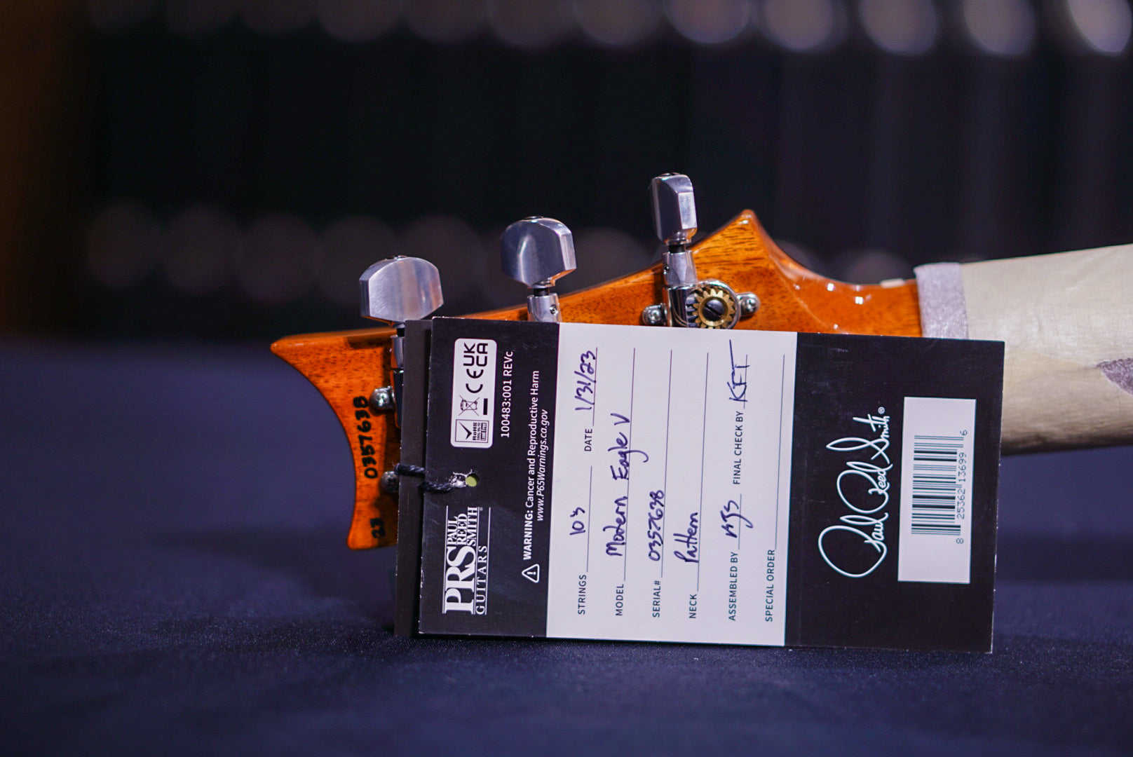 PRS Modern eagle V eriza verde 23 0357638 - HIENDGUITAR PRS GUITAR