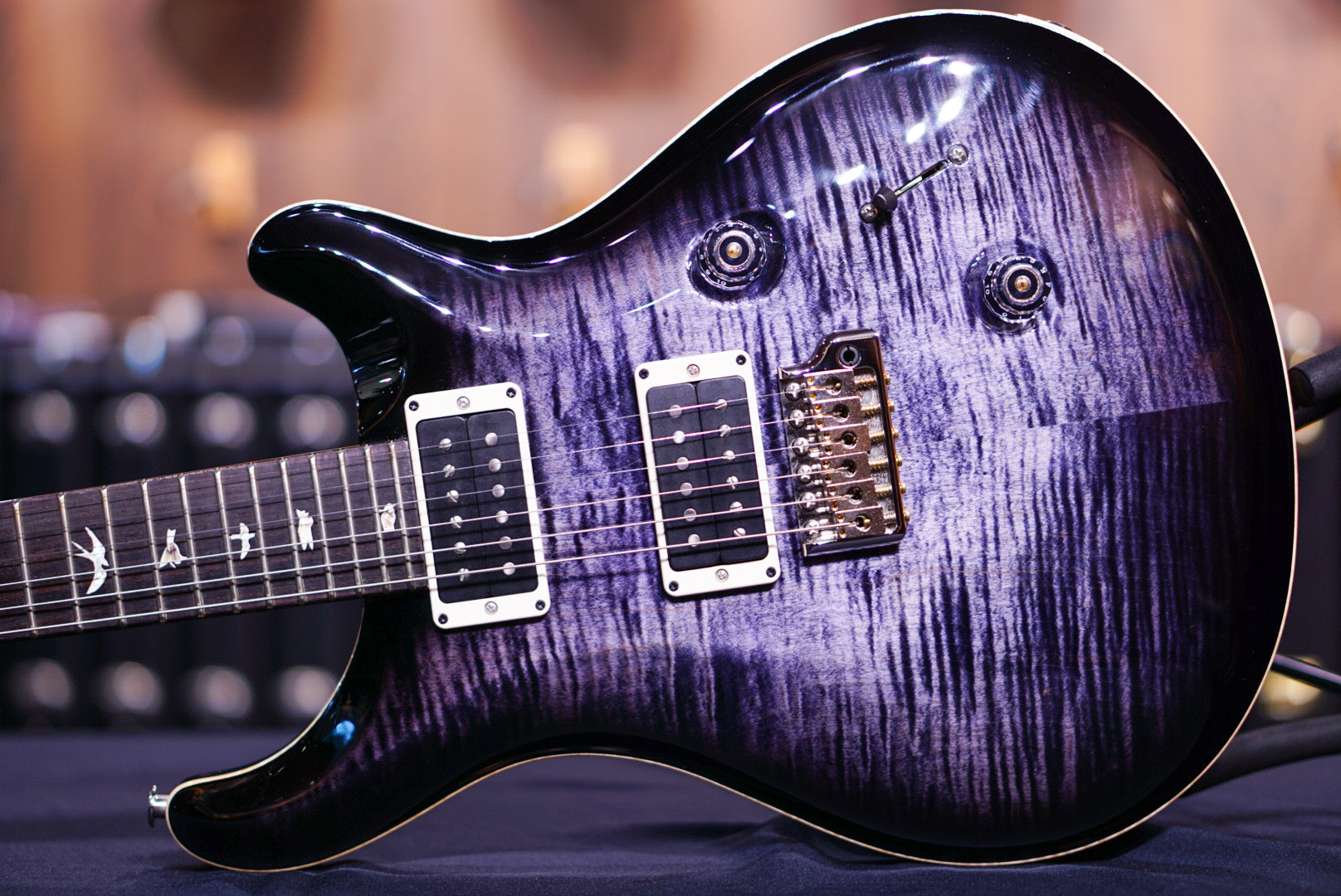 PRS Custom 24 purple mist thin neck 23 0352780 - HIENDGUITAR PRS GUITAR