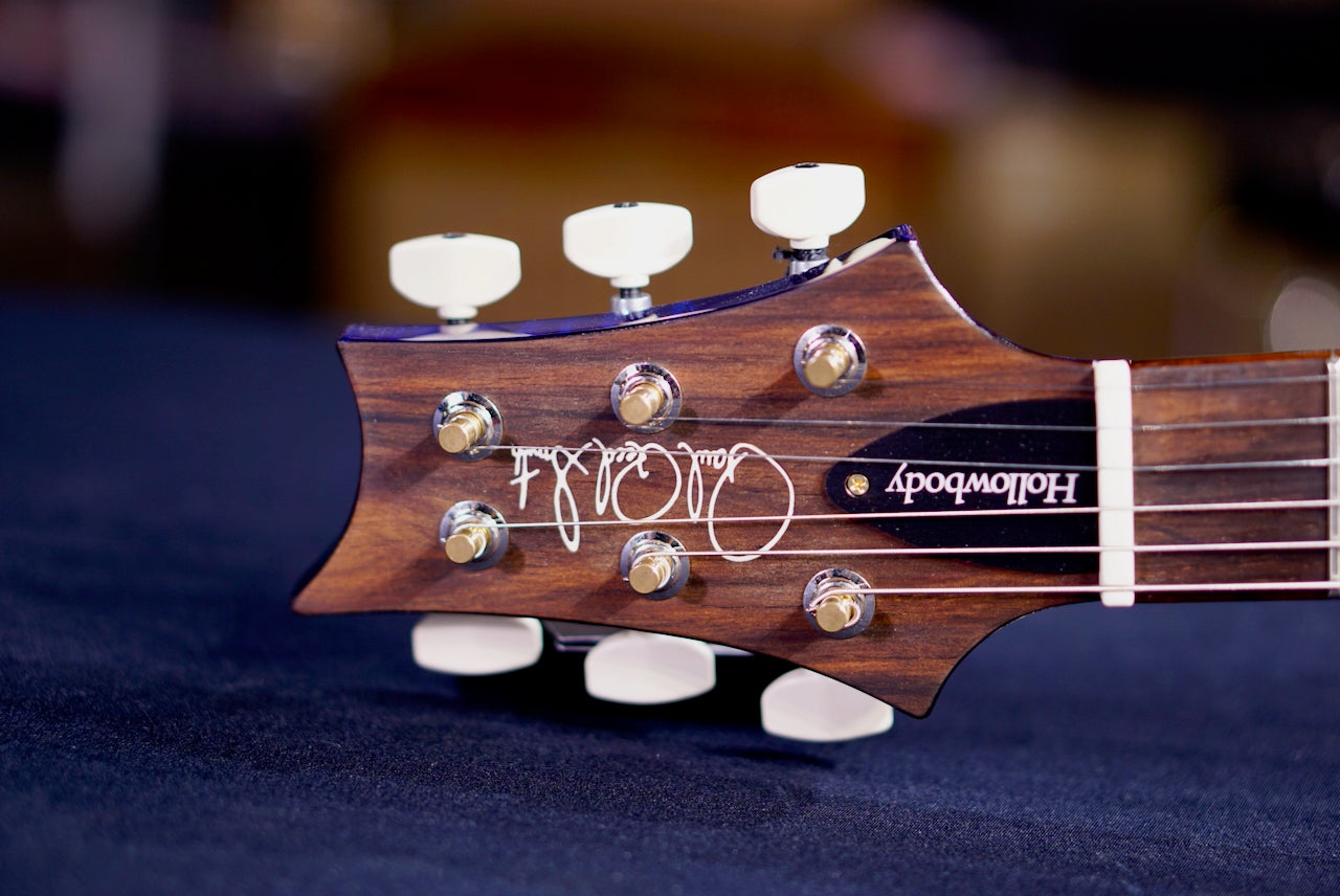 PRS Hollowbody II Piezo Wood Library Violet Blue Burst 0408164