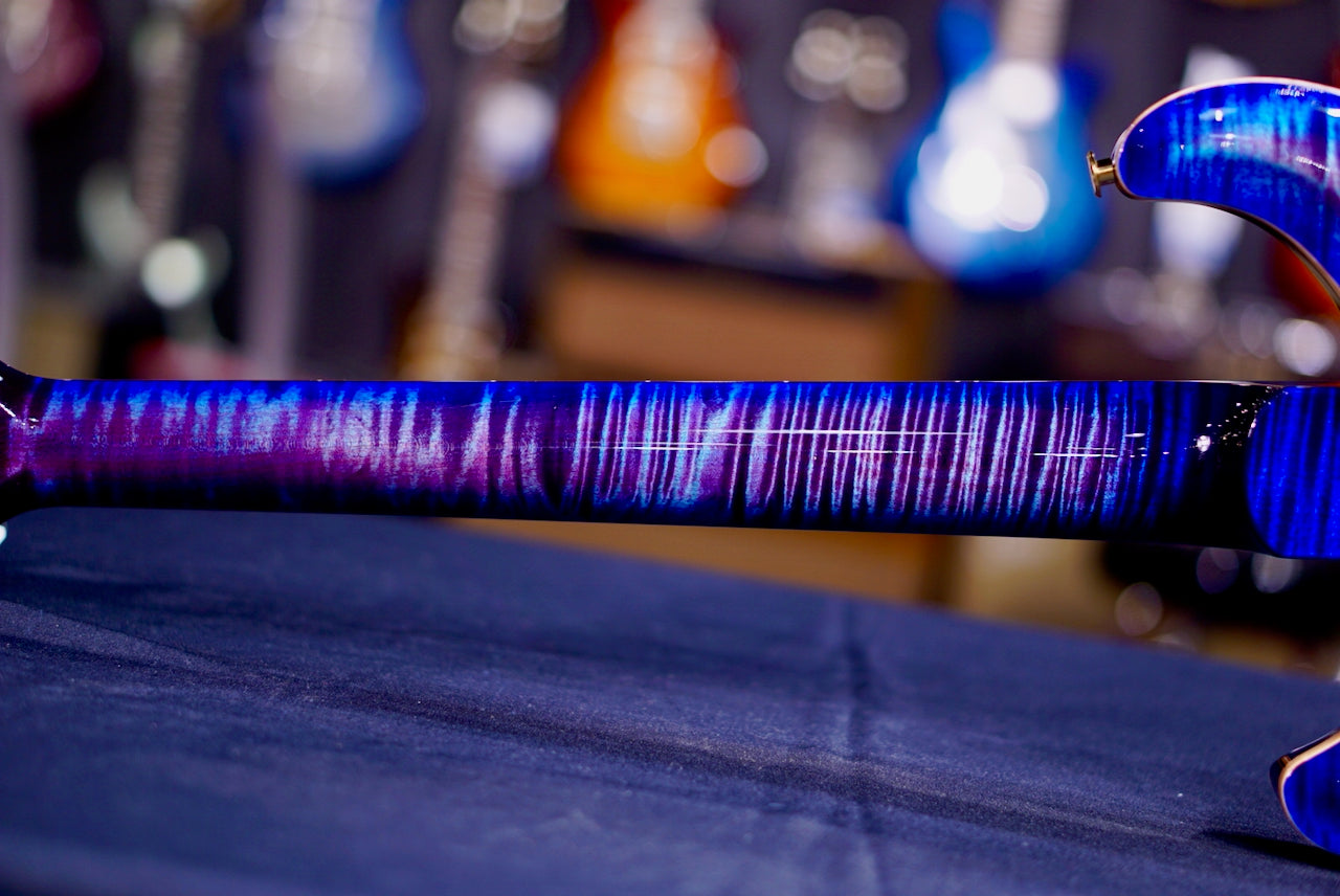 PRS Hollowbody II Piezo Wood Library Violet Blue Burst 0408164