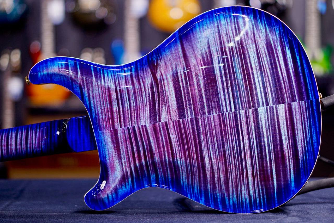 PRS Hollowbody II Piezo Wood Library Violet Blue Burst 0408164