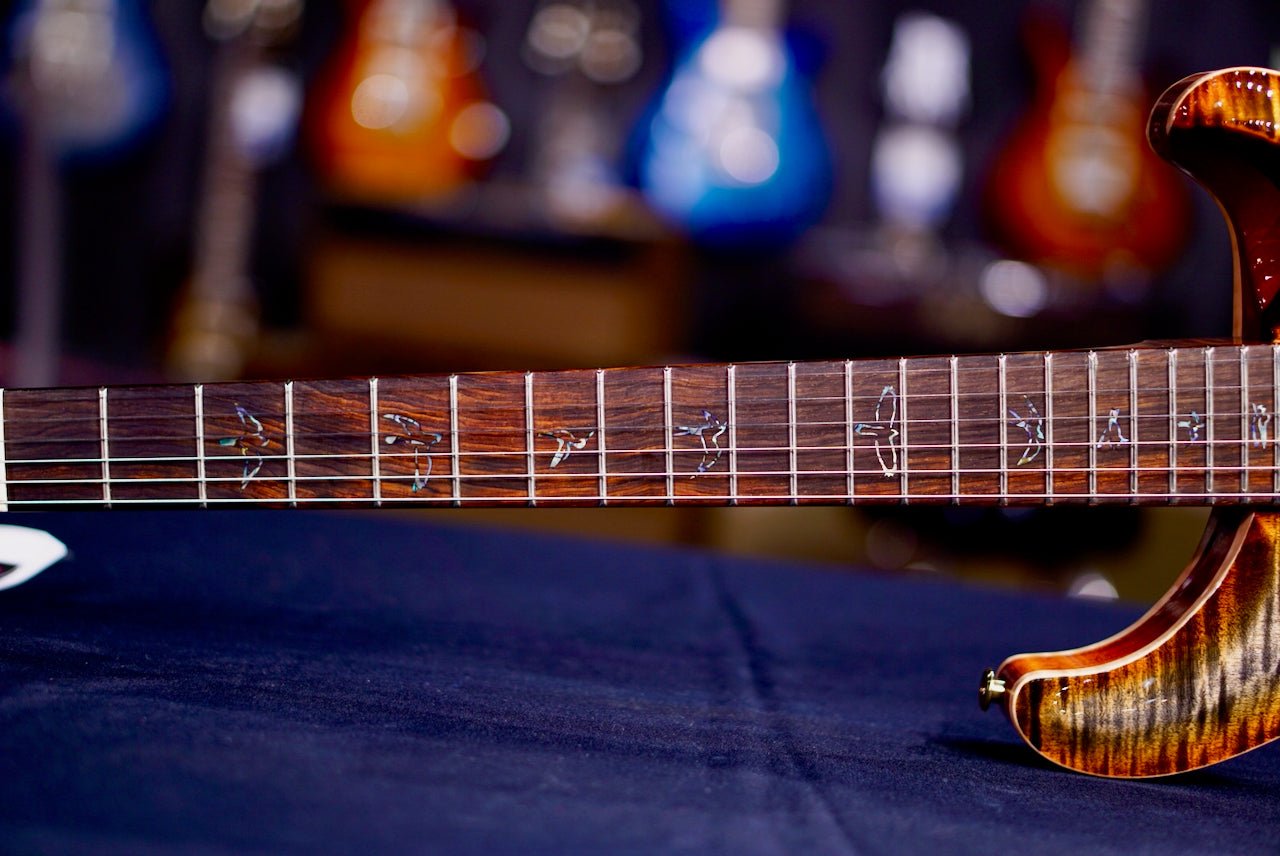 PRS Hollowbody II Piezo Wood Library Burnt Maple Leaf 0408168