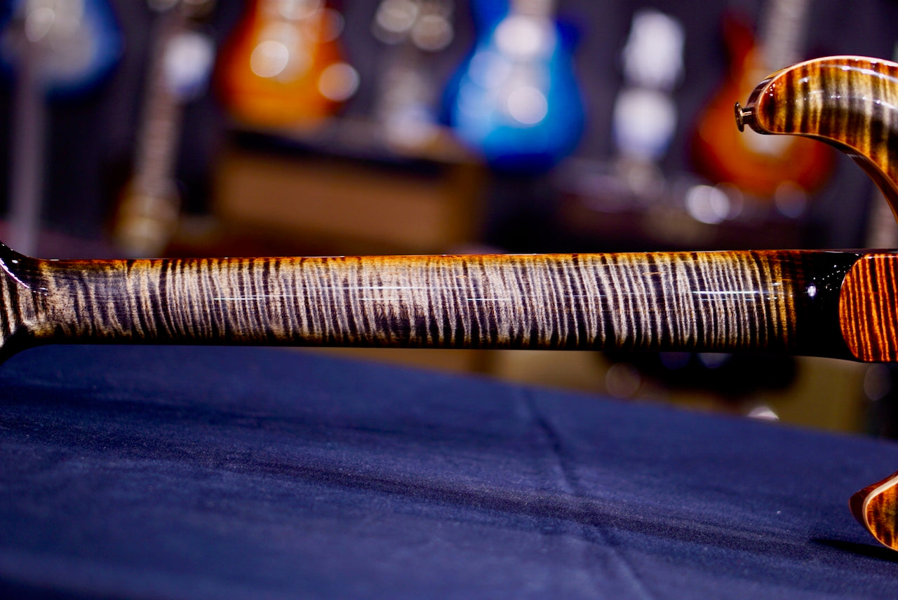 PRS Hollowbody II Piezo Wood Library Burnt Maple Leaf 0408168