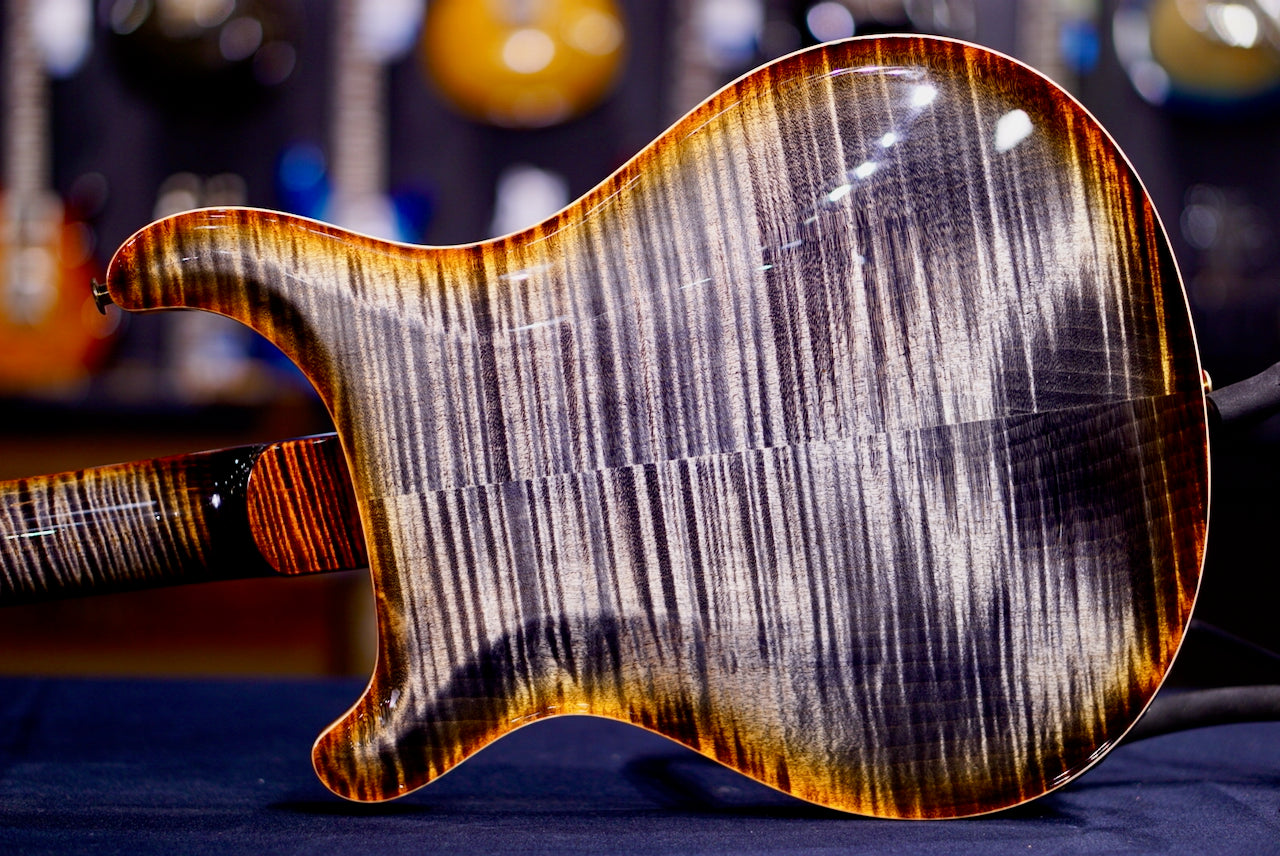 PRS Hollowbody II Piezo Wood Library Burnt Maple Leaf 0408168