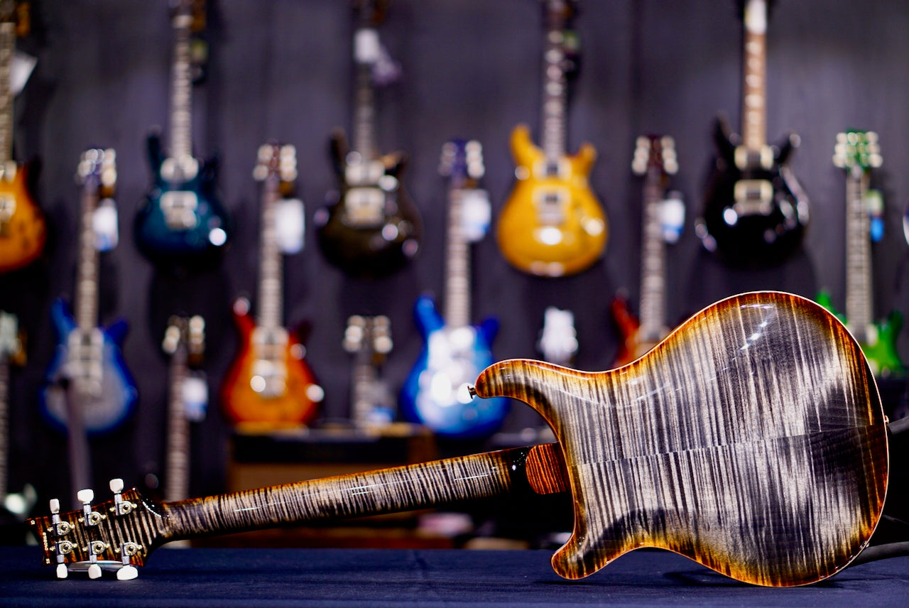 PRS Hollowbody II Piezo Wood Library Burnt Maple Leaf 0408168