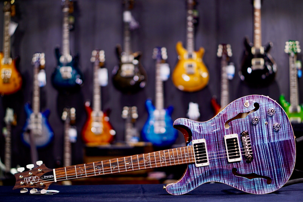 PRS Hollowbody II Piezo Wood Library Violet 0408166