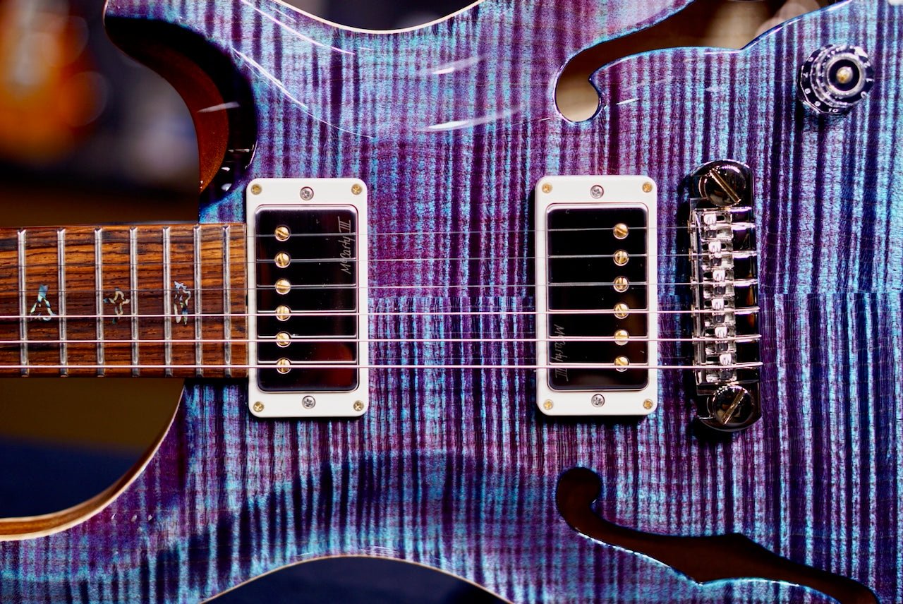 PRS Hollowbody II Piezo Wood Library Violet 0408166
