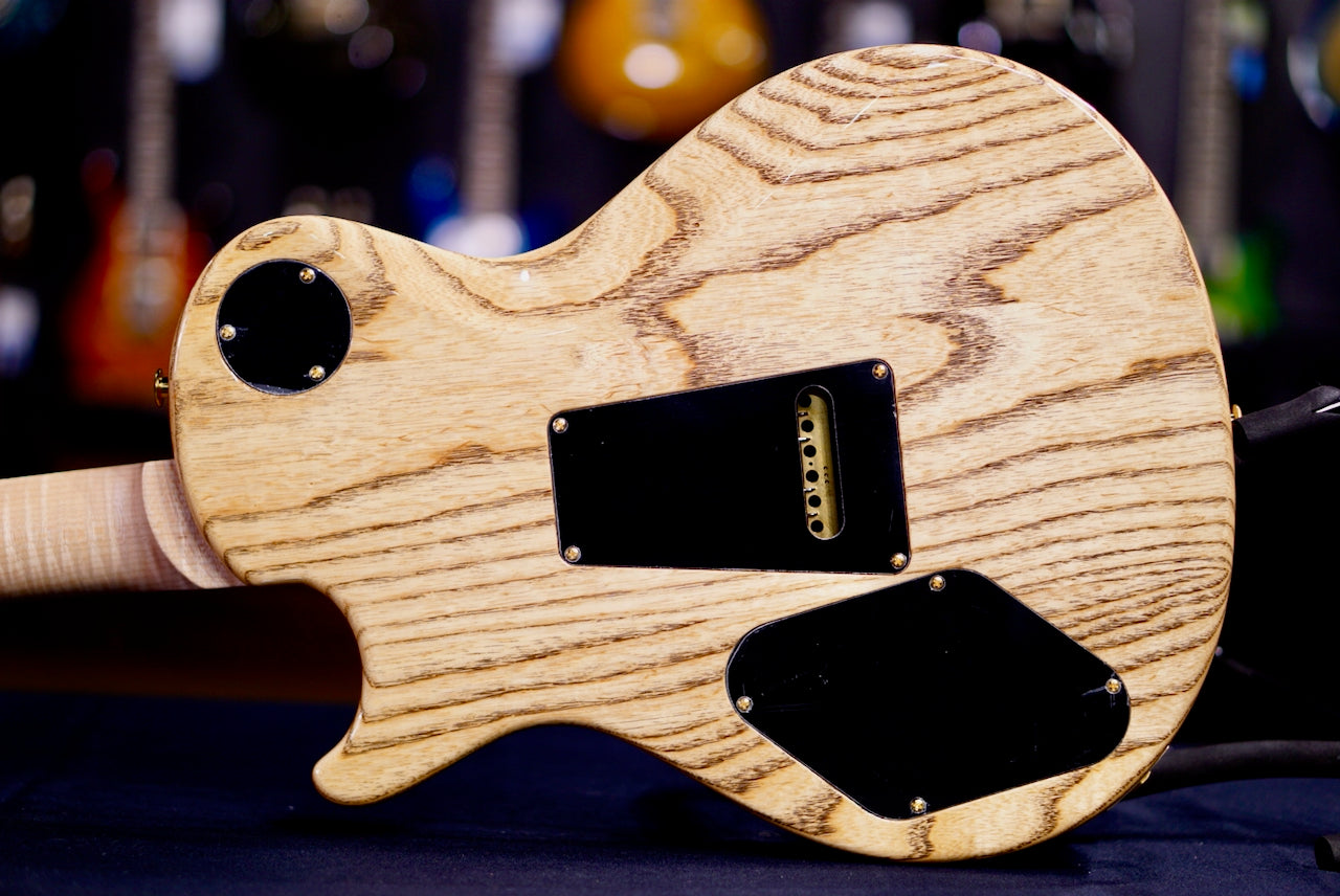 PRS Tremonti Wood Library Artist Neck Quilt Fire Red / Gray Black Fade 0408541