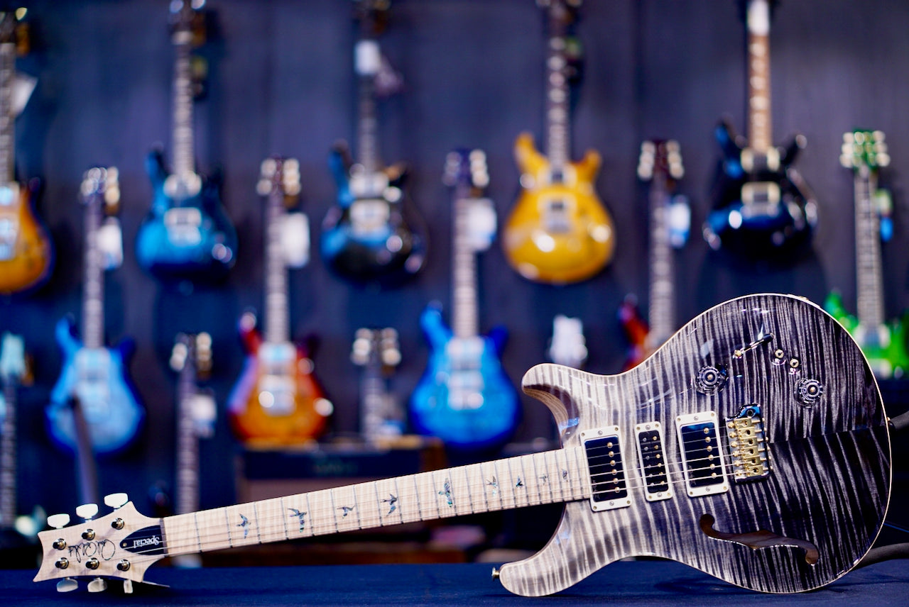 PRS Special 22 semi hollow wood library Gray Black Fade 0408486
