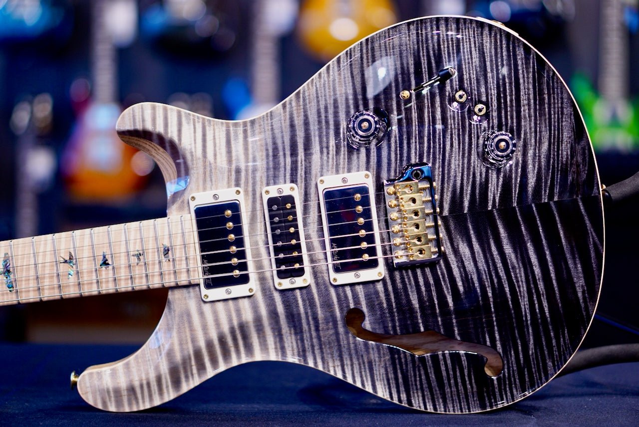 PRS Special 22 semi hollow wood library Gray Black Fade 0408486
