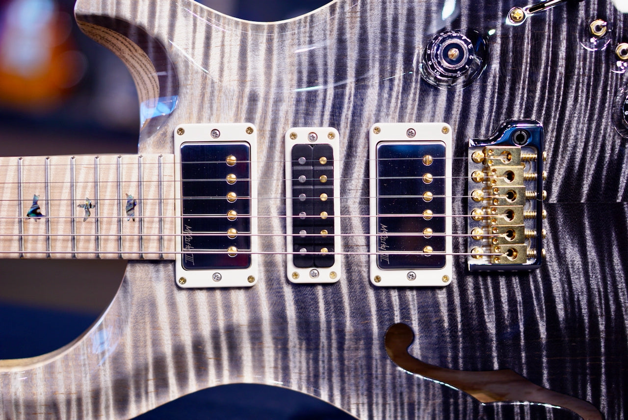 PRS Special 22 semi hollow wood library Gray Black Fade 0408486