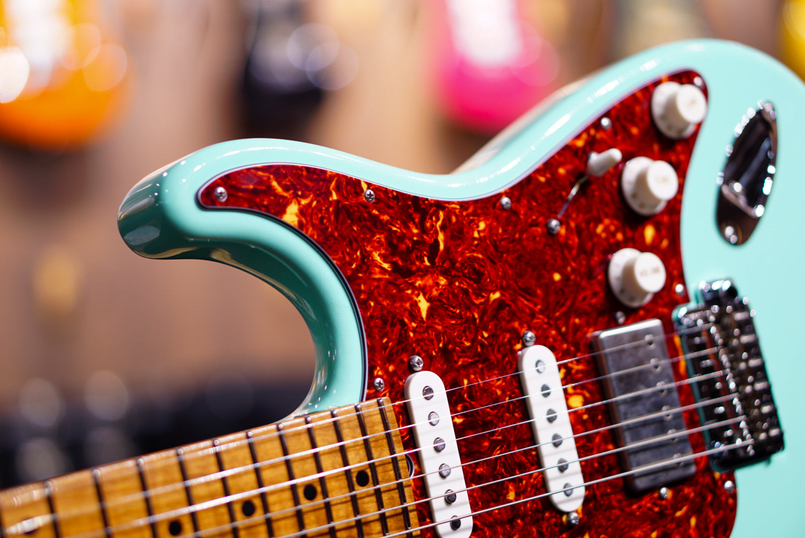 Suhr Classic custom antique surf green 77693 - HIENDGUITAR SUHR GUITAR