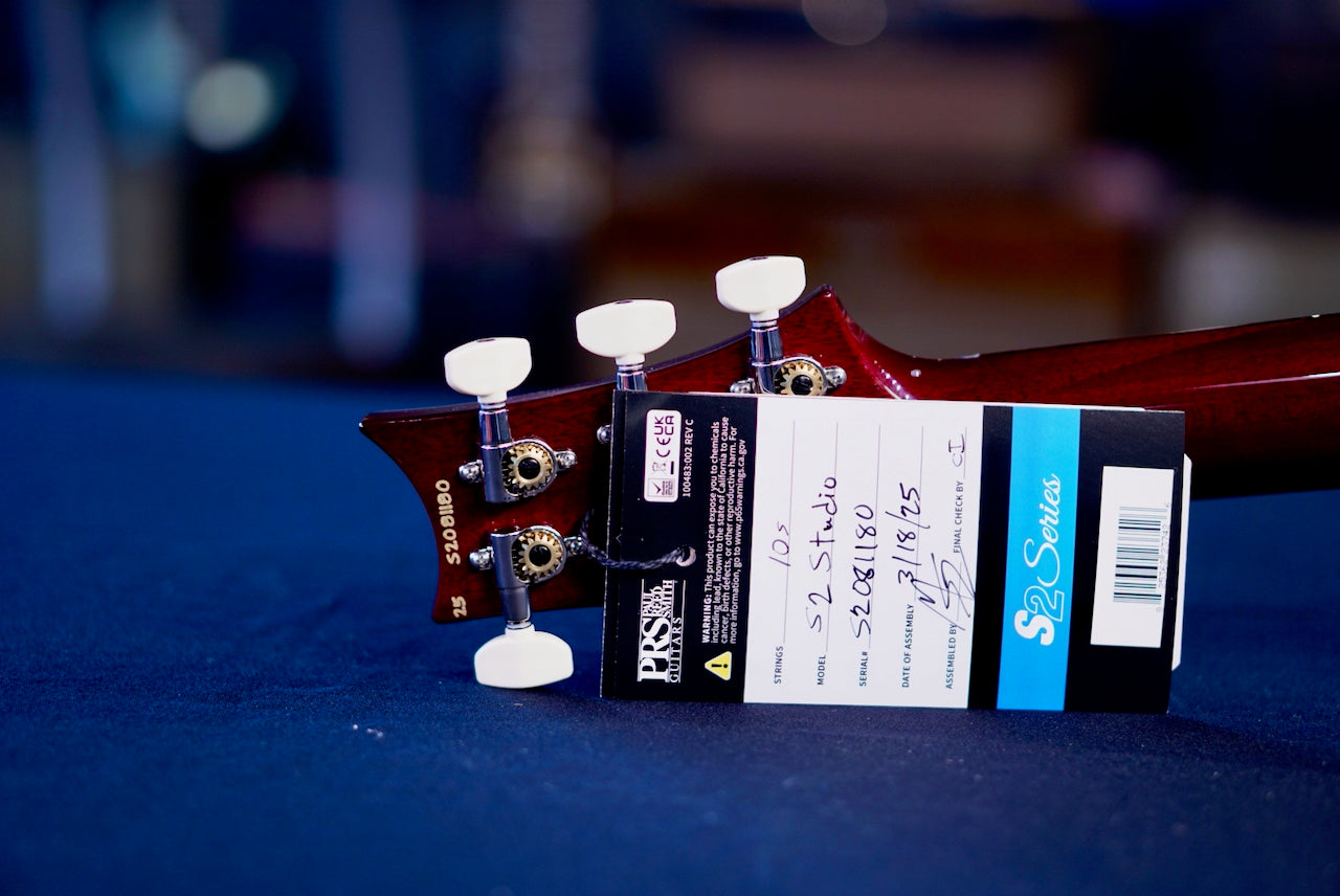 PRS S2 Studio Faded Gray Black Purple Burst S2081180