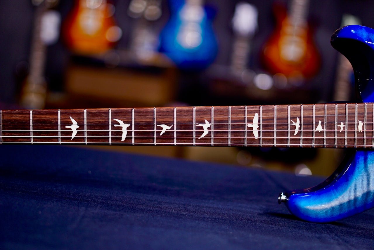 PRS S2 Special Semi-Hollow Faded Gray Black Blue Burst S2082076