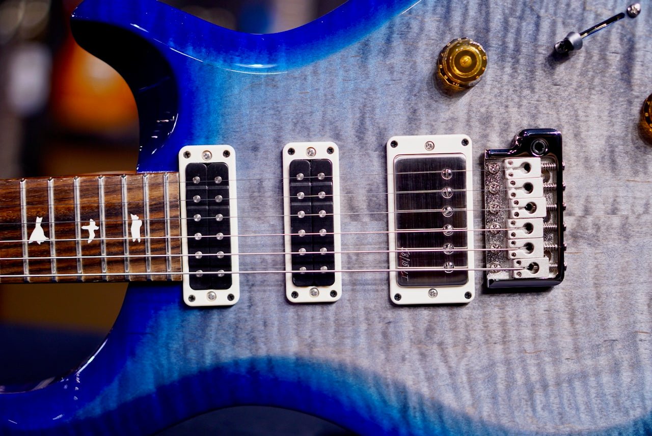 PRS S2 Studio Faded Gray Black Blue Burst S2081260