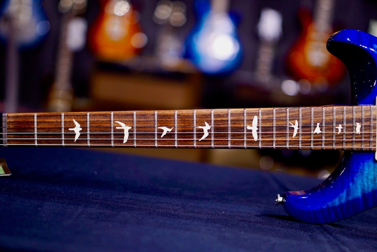 PRS S2 Studio Faded Gray Black Blue Burst S2081260
