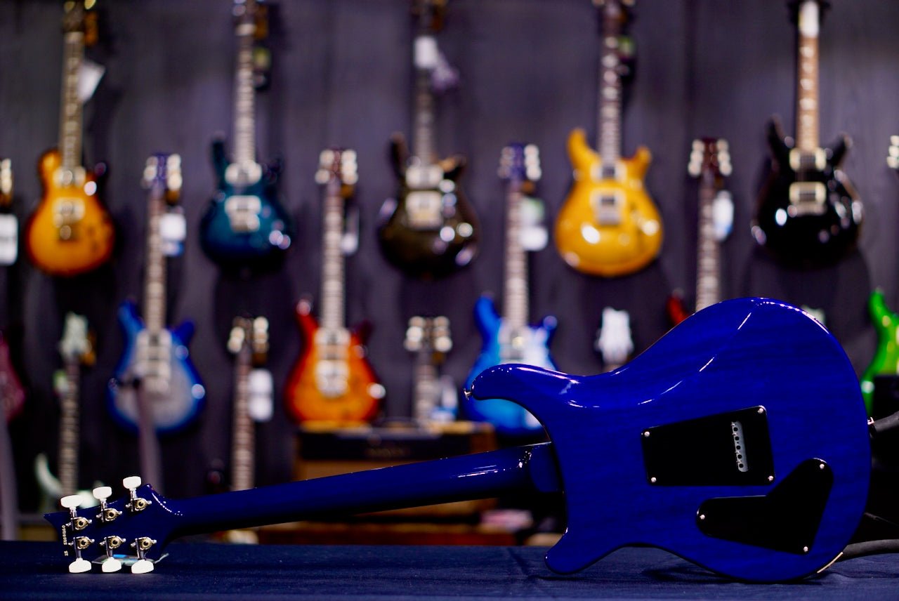 PRS S2 Studio Faded Gray Black Blue Burst S2081260