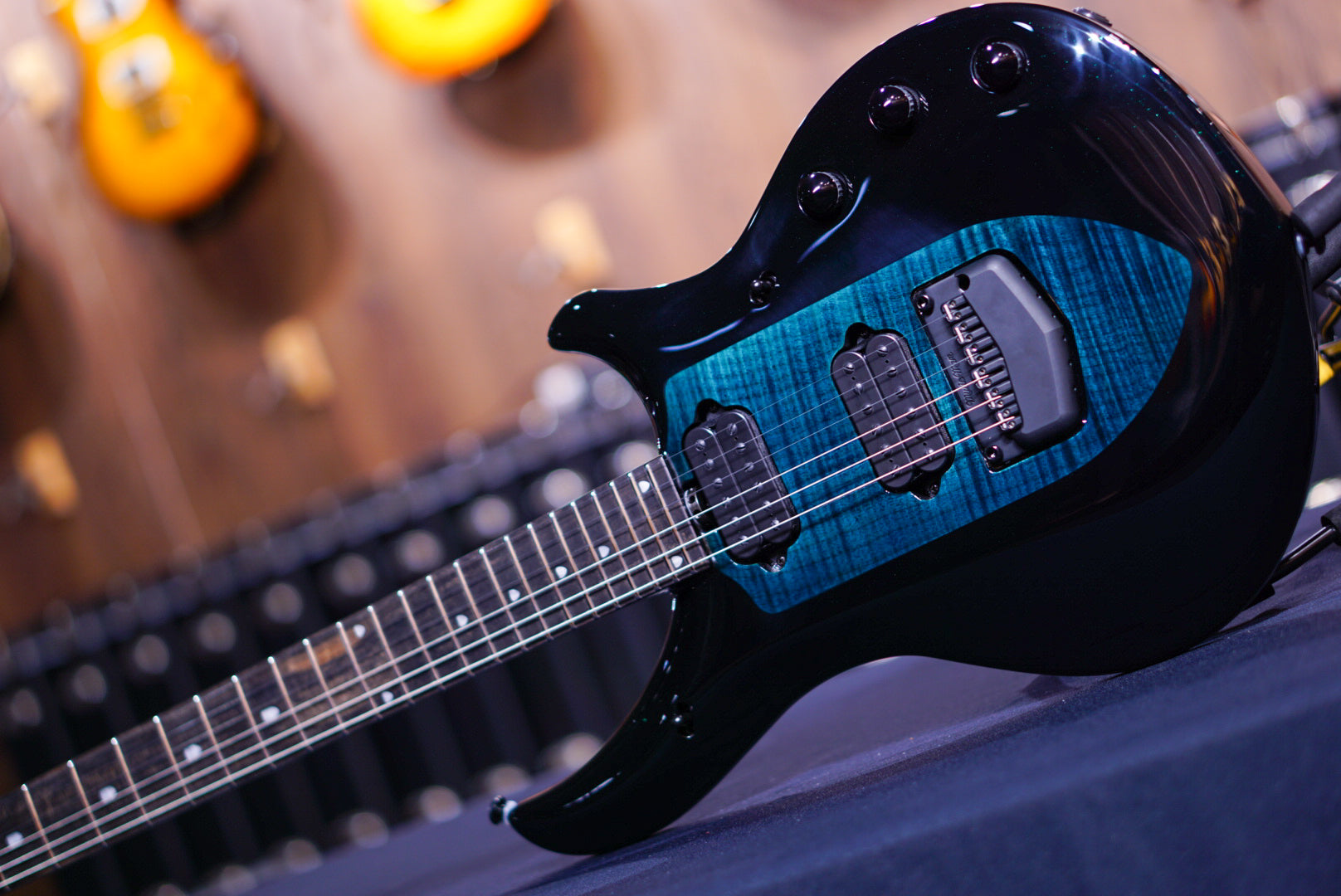 Ernieball Musicman Majesty 6 emerald sky M017047 - HIENDGUITAR Musicman GUITAR