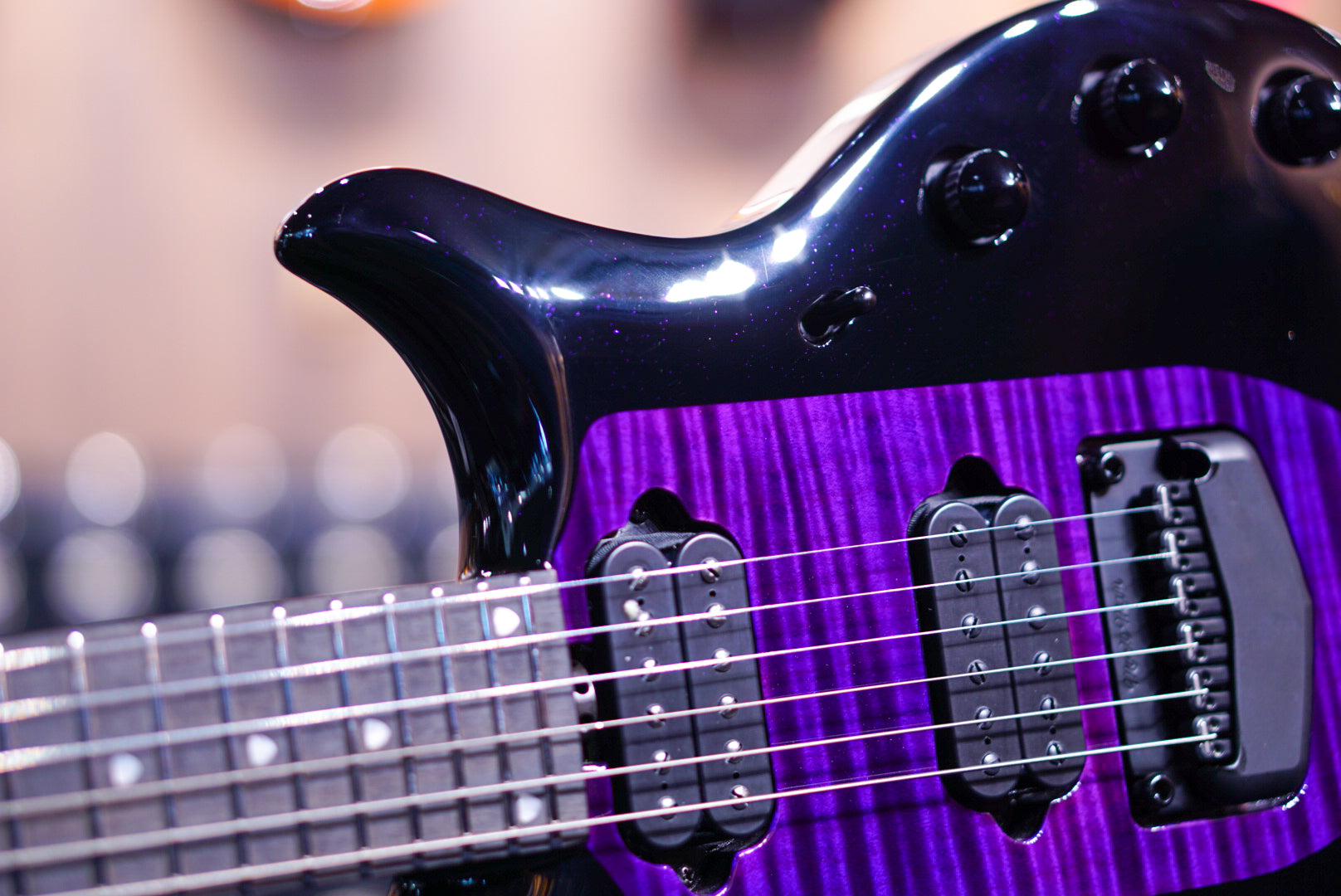 Ernieball Musicman Majesty 6 Wisteria Blossom M017087 - HIENDGUITAR Musicman GUITAR