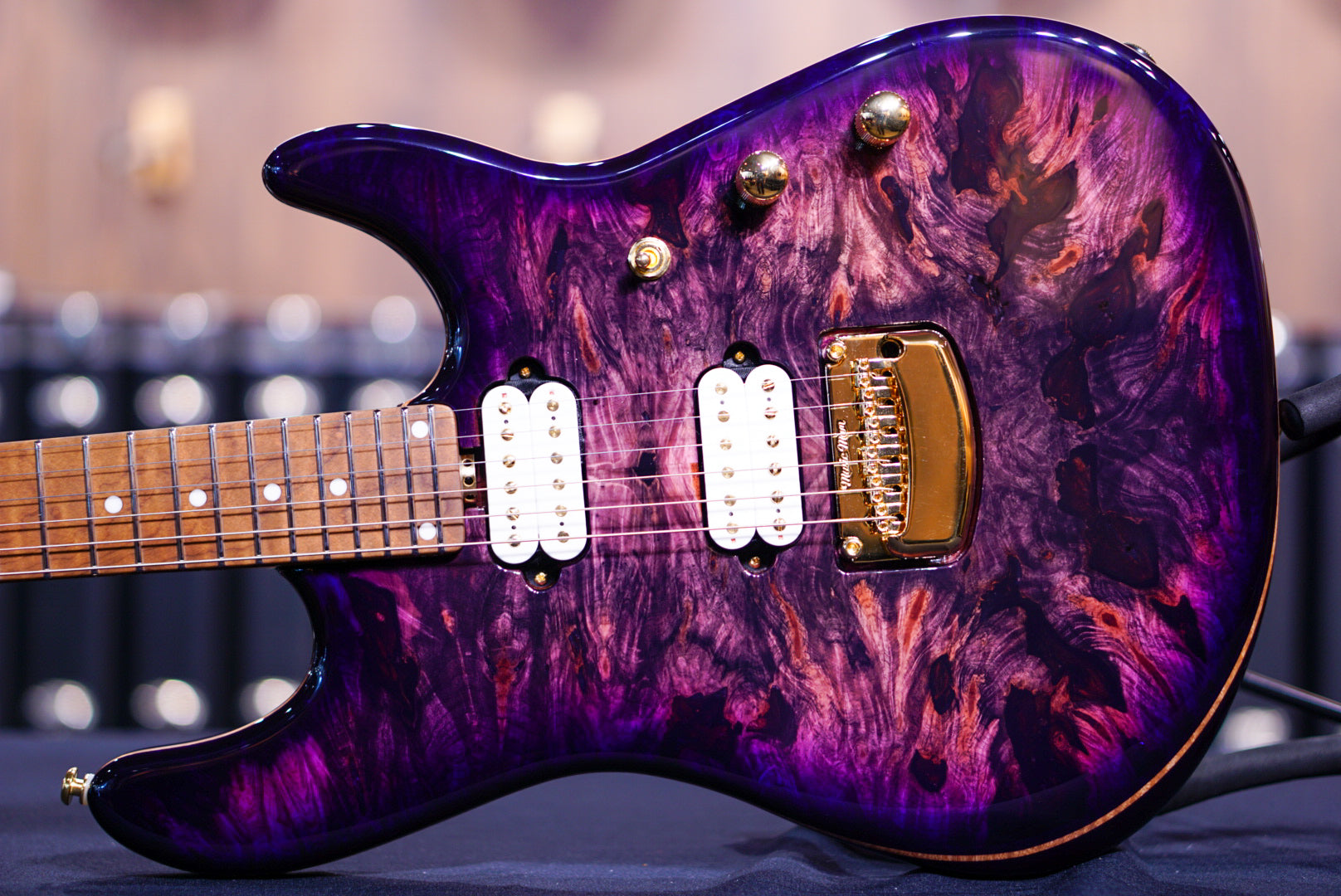 Ernieball musicman Jason Richardson 6-string Cutlass Majora Purple S09541 - HIENDGUITAR Musicman GUITAR