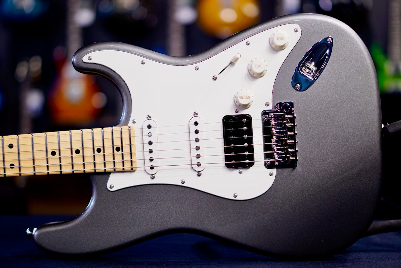 Suhr Limited Edition Classic S Pewter Metallic HSS Maple 84922