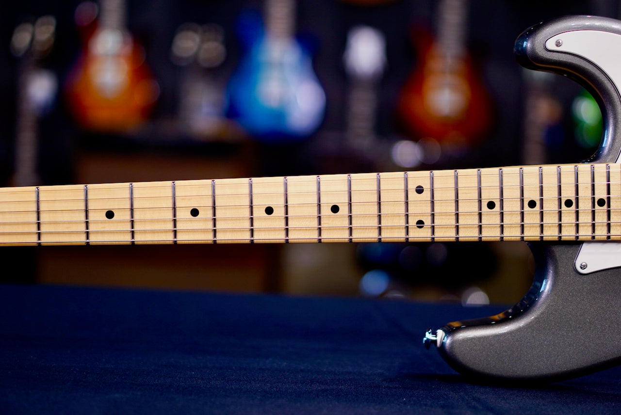 Suhr Limited Edition Classic S Pewter Metallic HSS Maple 84922