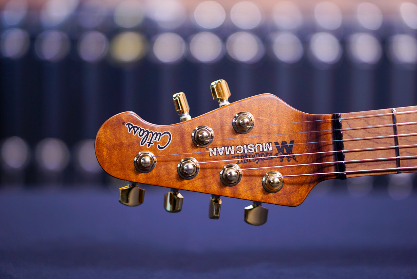 Ernieball musicman Jason Richardson 6-string Cutlass Majora Purple S09541 - HIENDGUITAR Musicman GUITAR