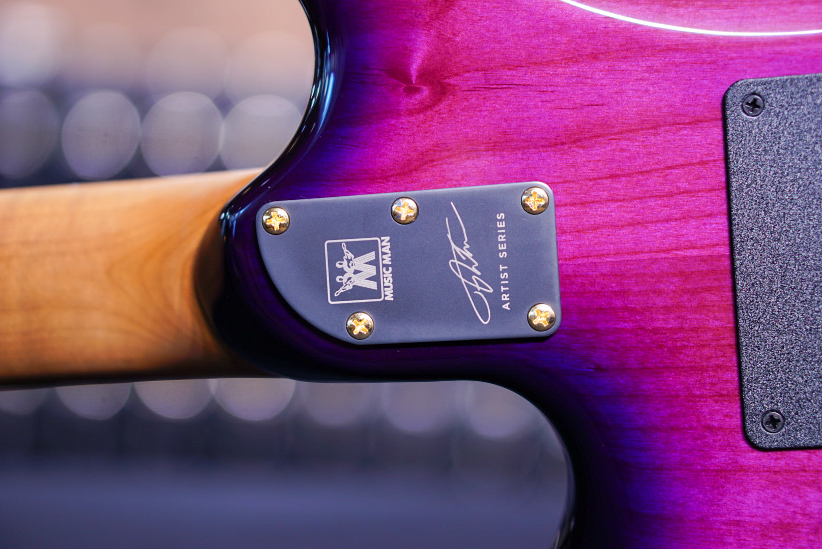 Ernieball musicman Jason Richardson 6-string Cutlass Majora Purple S09541 - HIENDGUITAR Musicman GUITAR
