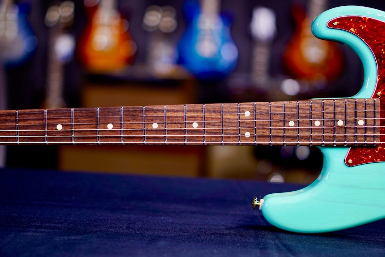 Suhr Classic S Custom Trans seafoam Green Rosewood Neck & Gold Package 85891