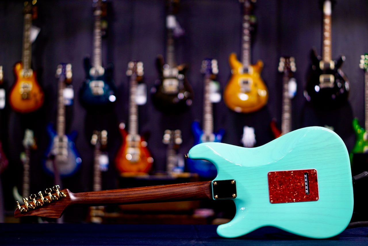 Suhr Classic S Custom Trans seafoam Green Rosewood Neck & Gold Package 85891