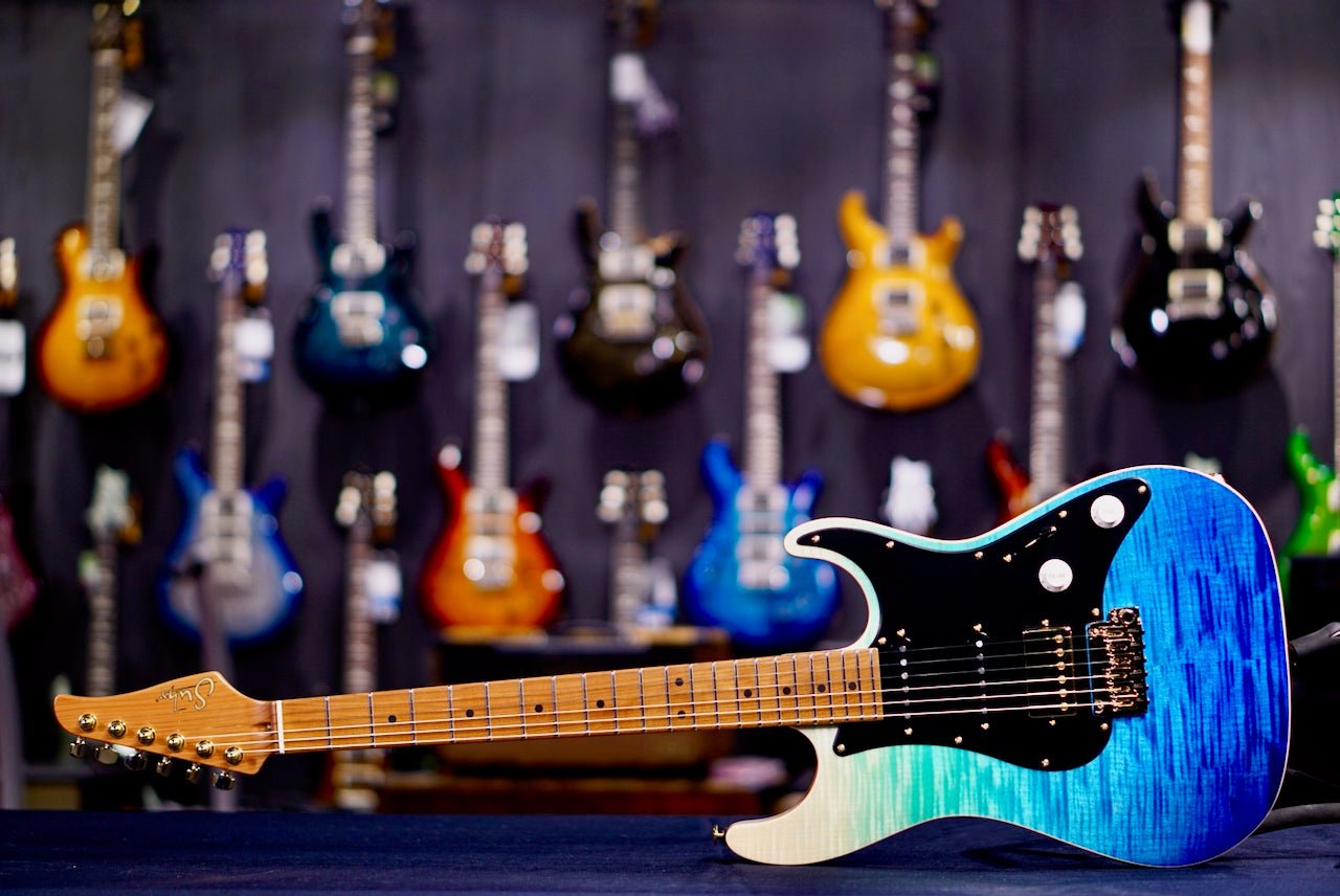 Suhr Standard Custom Aqua Blue Gradient 85776