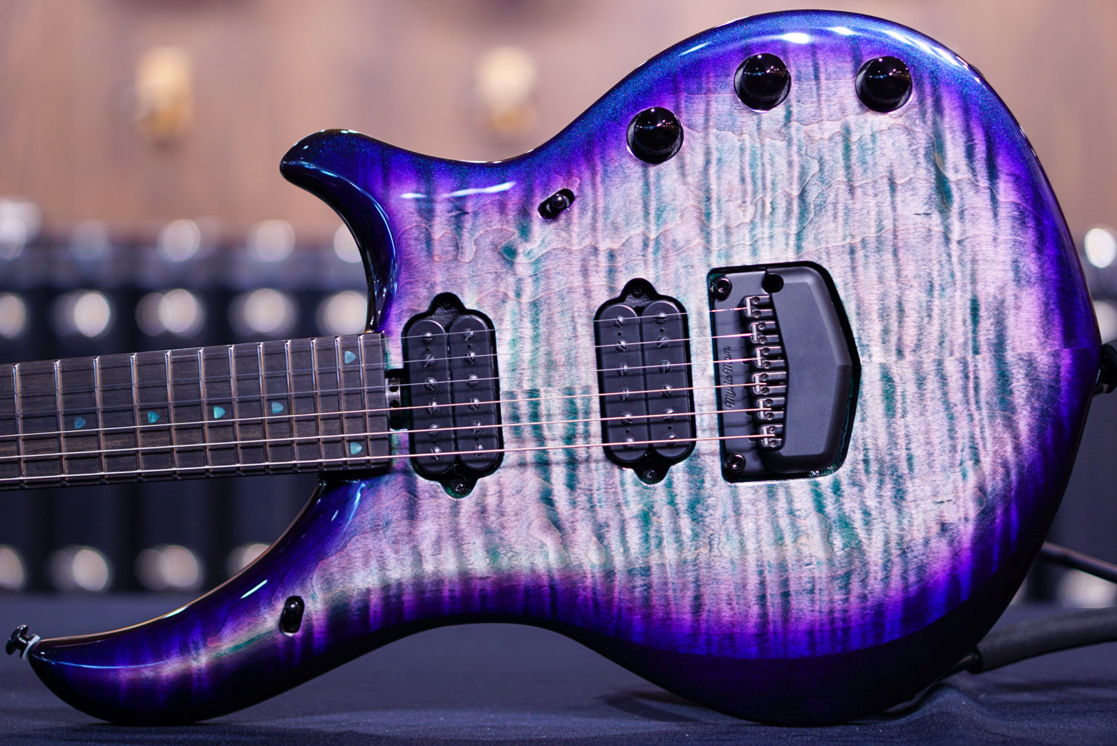 Ernie Ball Music Man John Petrucci Limited-edition Maple Top Majesty 6-string Crystal Amethyst M017074 - HIENDGUITAR Musicman GUITAR