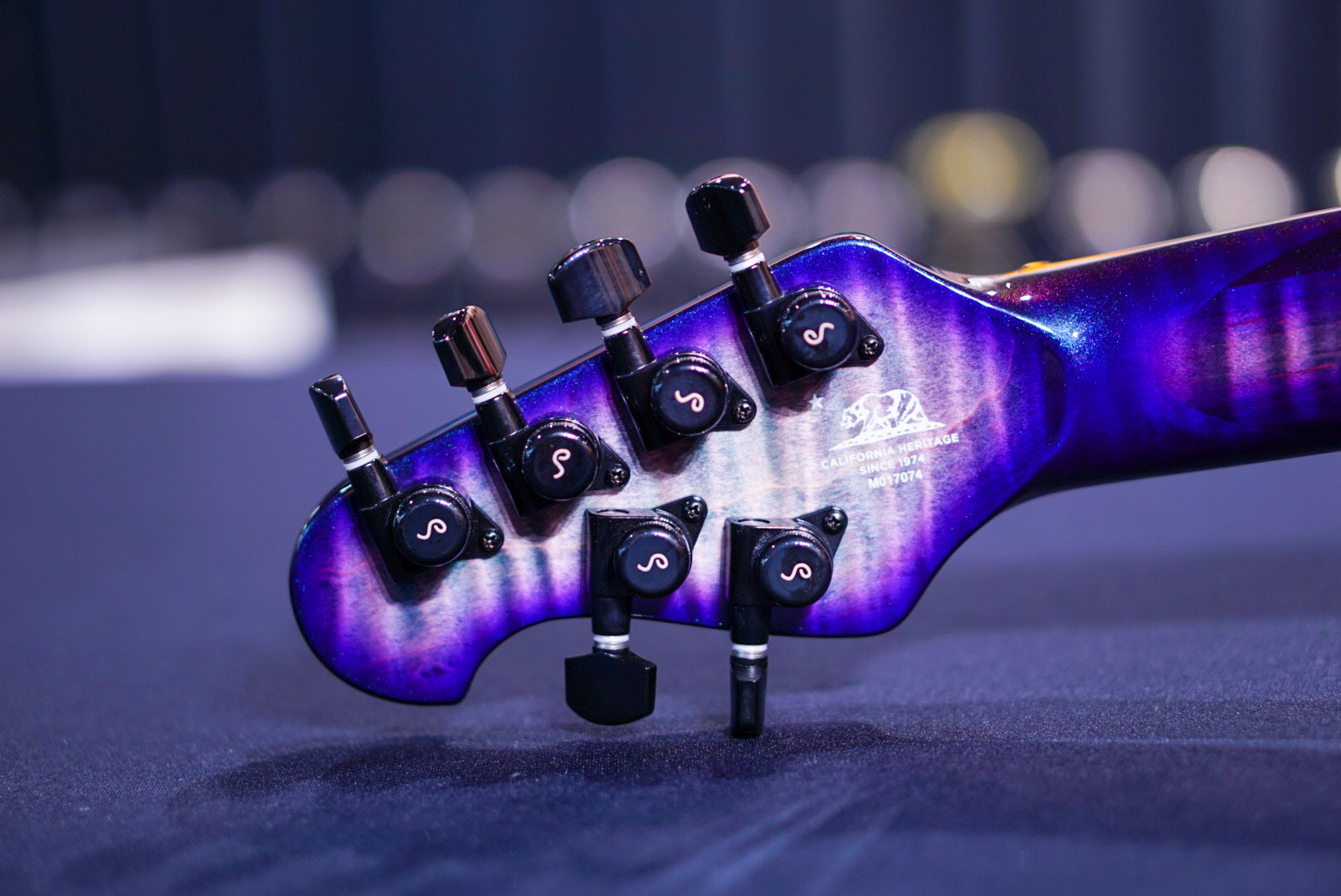 Ernie Ball Music Man John Petrucci Limited-edition Maple Top Majesty 6-string Crystal Amethyst M017074 - HIENDGUITAR Musicman GUITAR