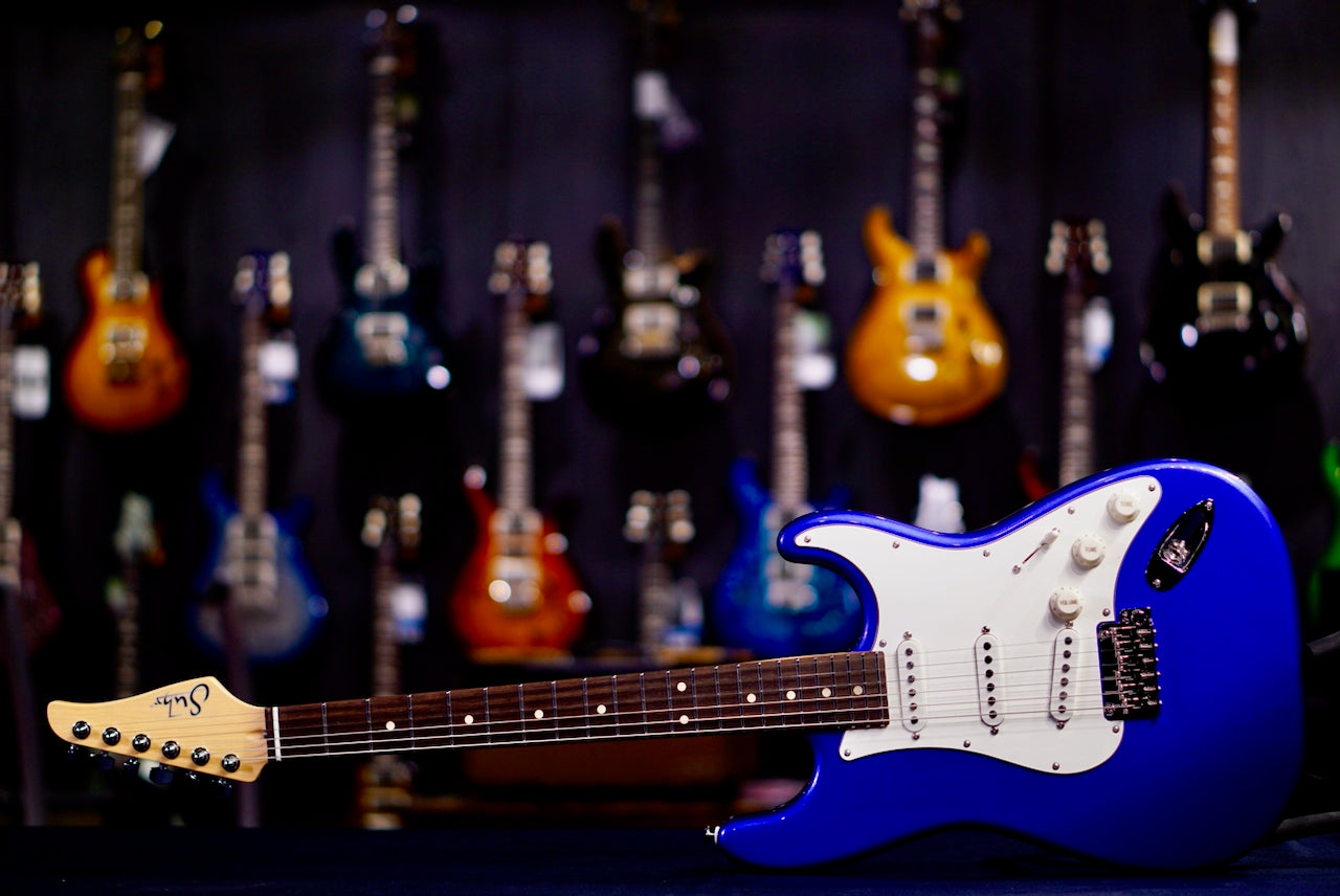 Suhr Limited Edition Classic S Indigo Metallic SSS Rosewood 84908