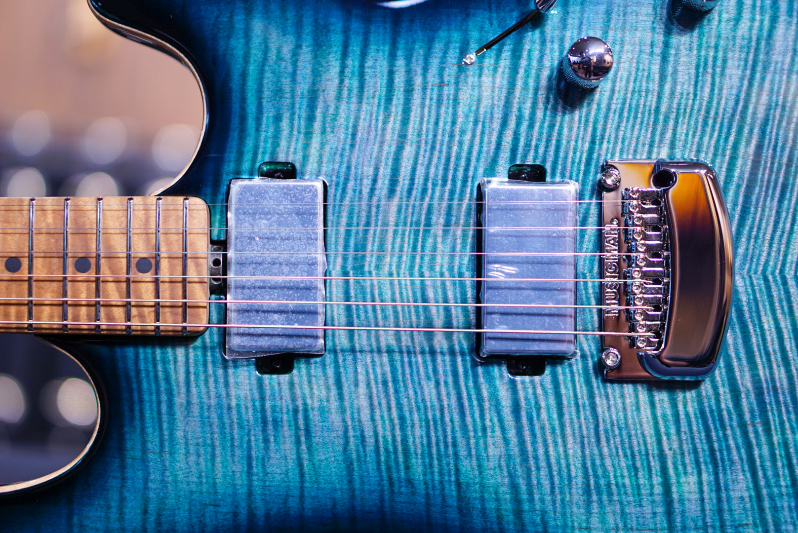 Ernie Ball Music Man sabre HT yucatan blue H04252 - HIENDGUITAR Musicman GUITAR