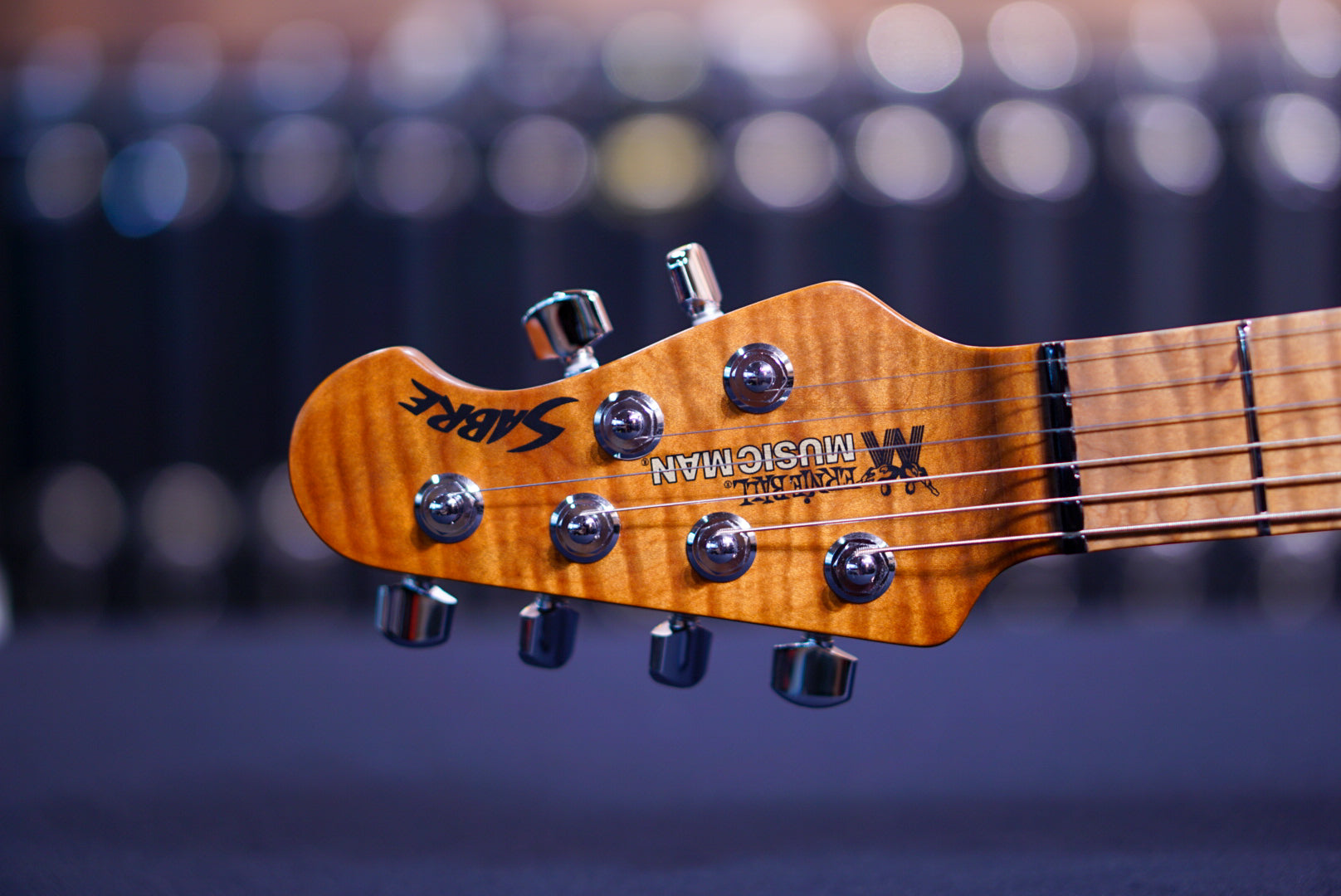 Ernie Ball Music Man sabre HT yucatan blue H04252 - HIENDGUITAR Musicman GUITAR