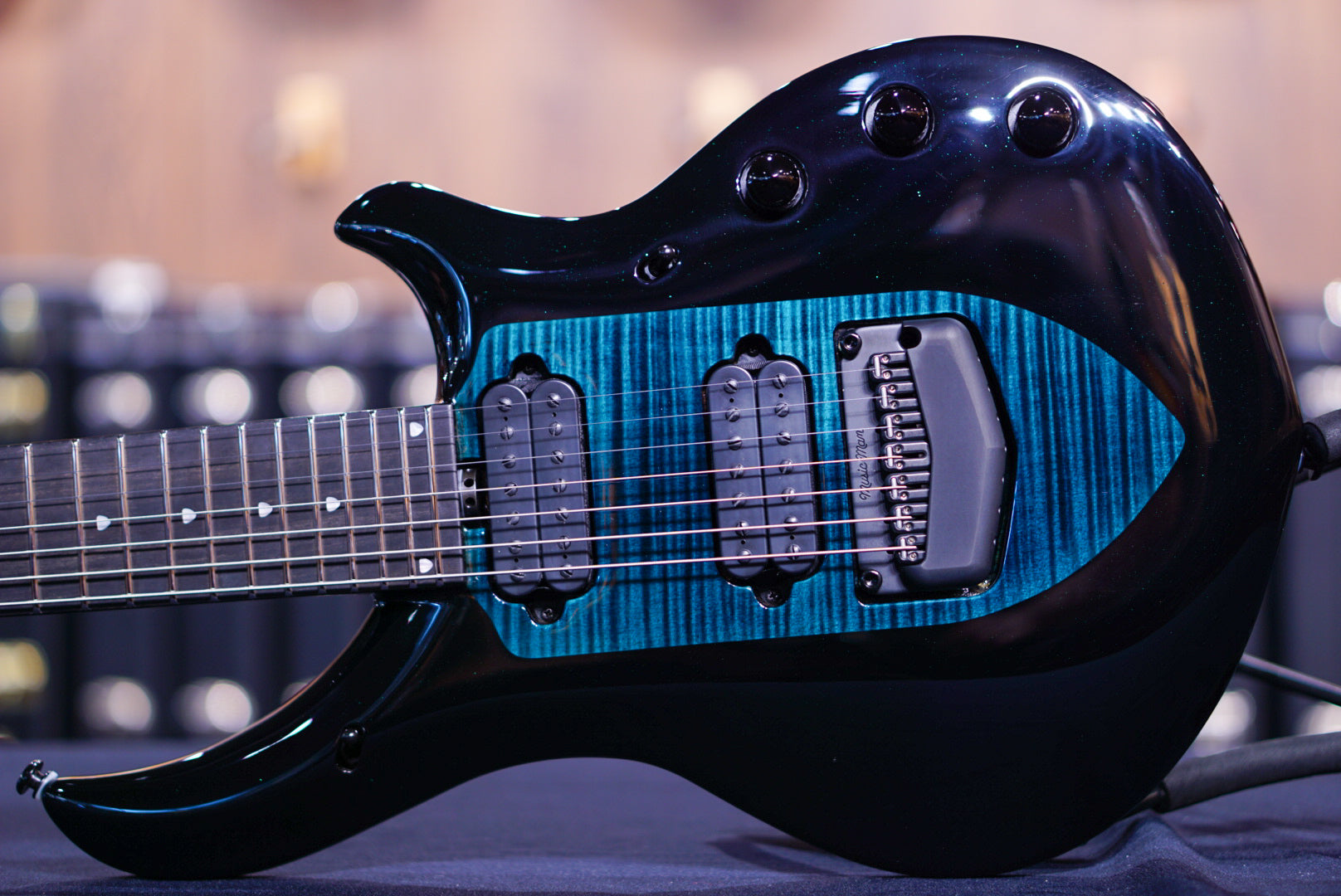 Ernieball Musicman Majesty 7 emerald sky M017095 - HIENDGUITAR Musicman GUITAR