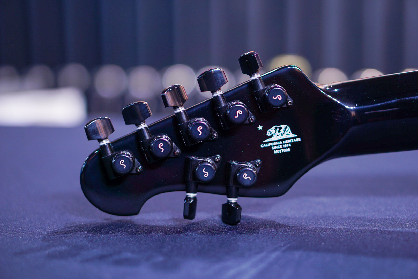 Ernieball Musicman Majesty 7 emerald sky M017095 - HIENDGUITAR Musicman GUITAR