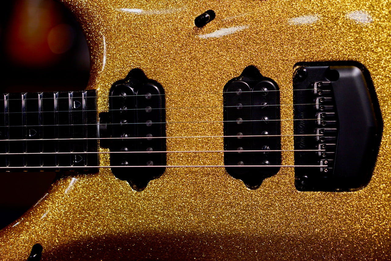 Music Man John Petrucci Majesty BFR Gold Sparkle Namm Limited M06548