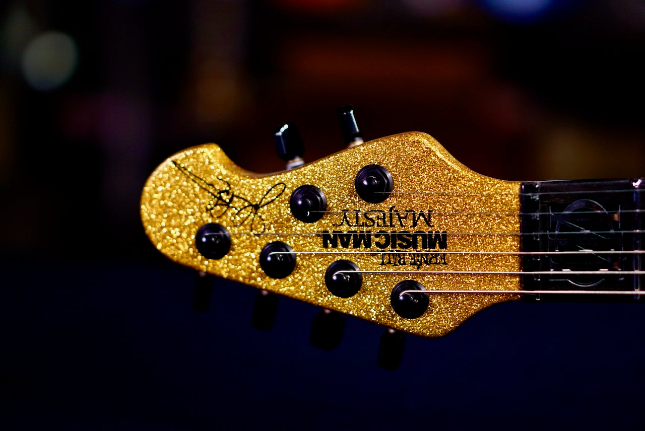 Music Man John Petrucci Majesty BFR Gold Sparkle Namm Limited M06548