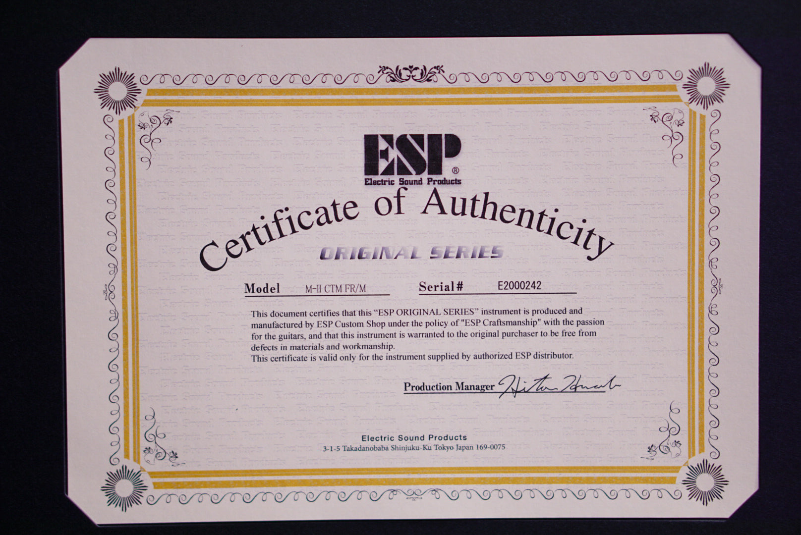 ESP Original M-II CTM FR/M Liquid Metal Pink E2000242